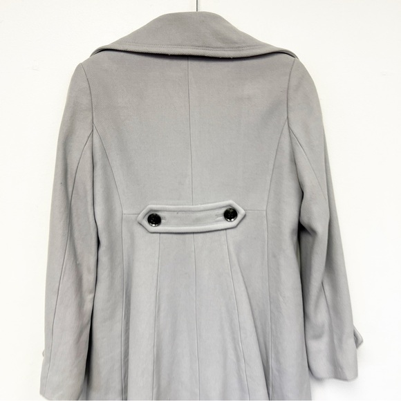SZ 2 St. John Gray Wool Blend Coat - Picture 4 of 8